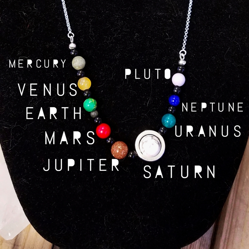 Solar System Necklace